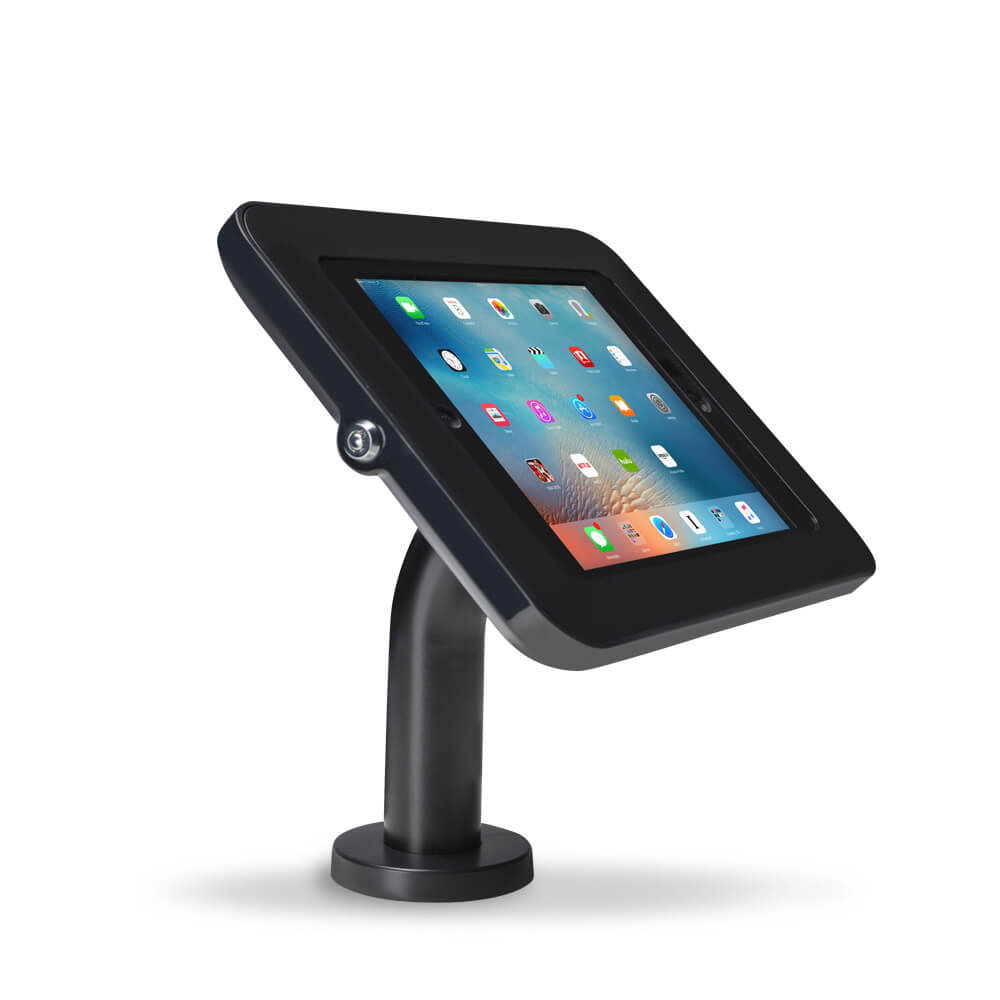 Tablet Stand | Desk 45 Black | Angle