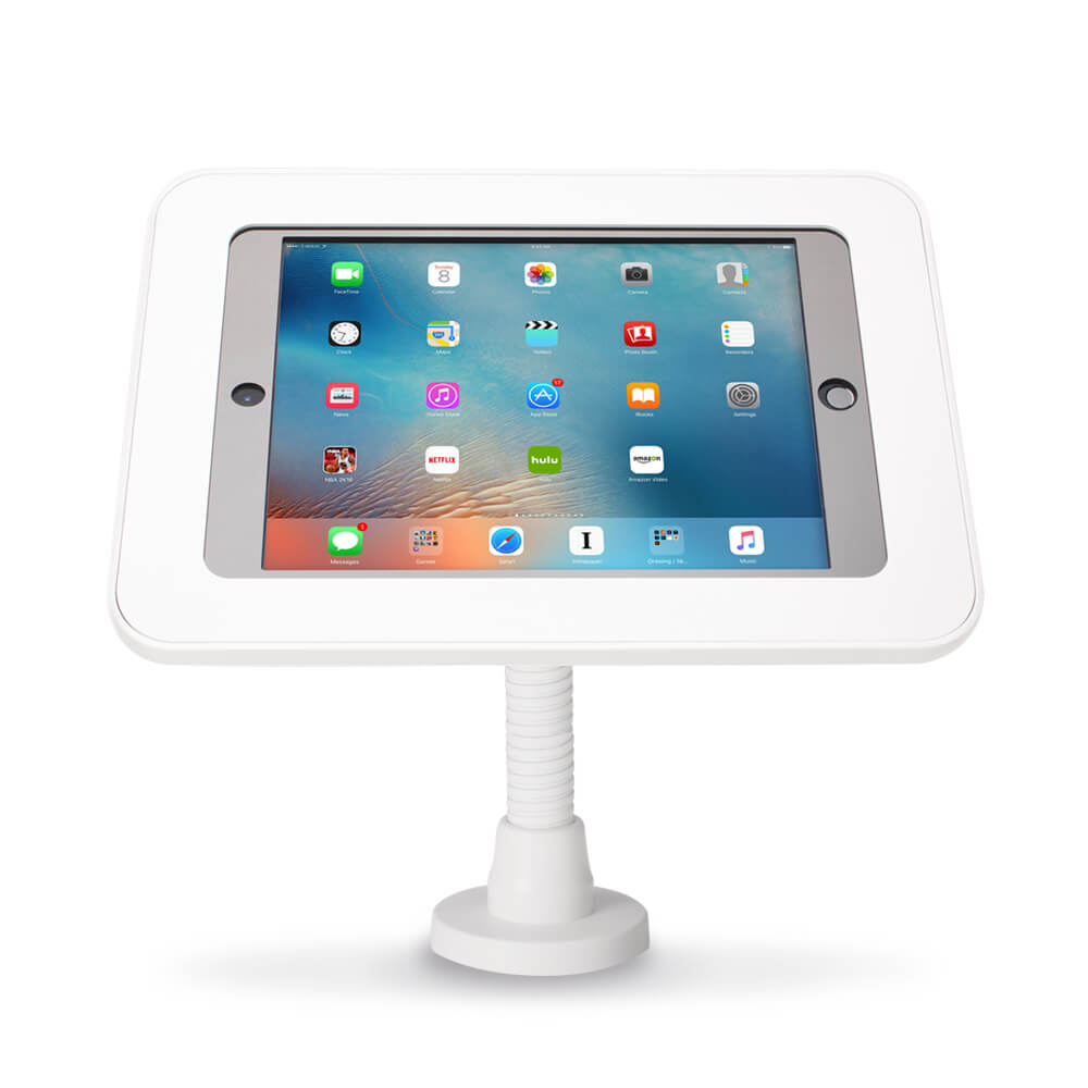 Tablet Stand | Desk Flex White | Front