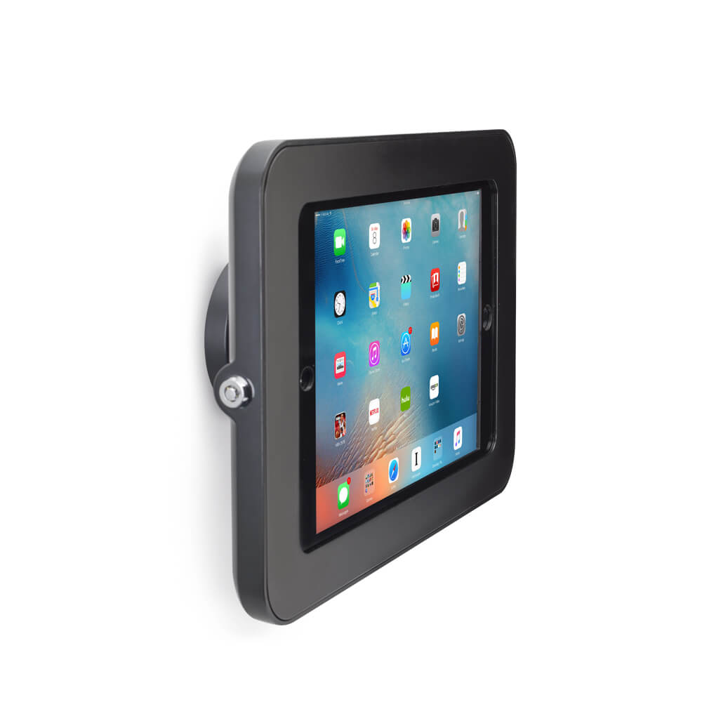 Tablet Stand | Wall 90 Black | Front