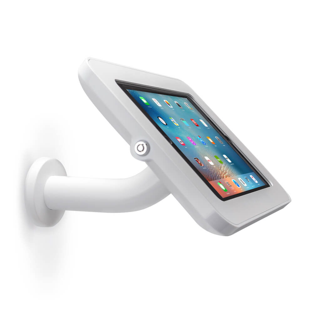 Tablet Stand | Wall 45 White | Front